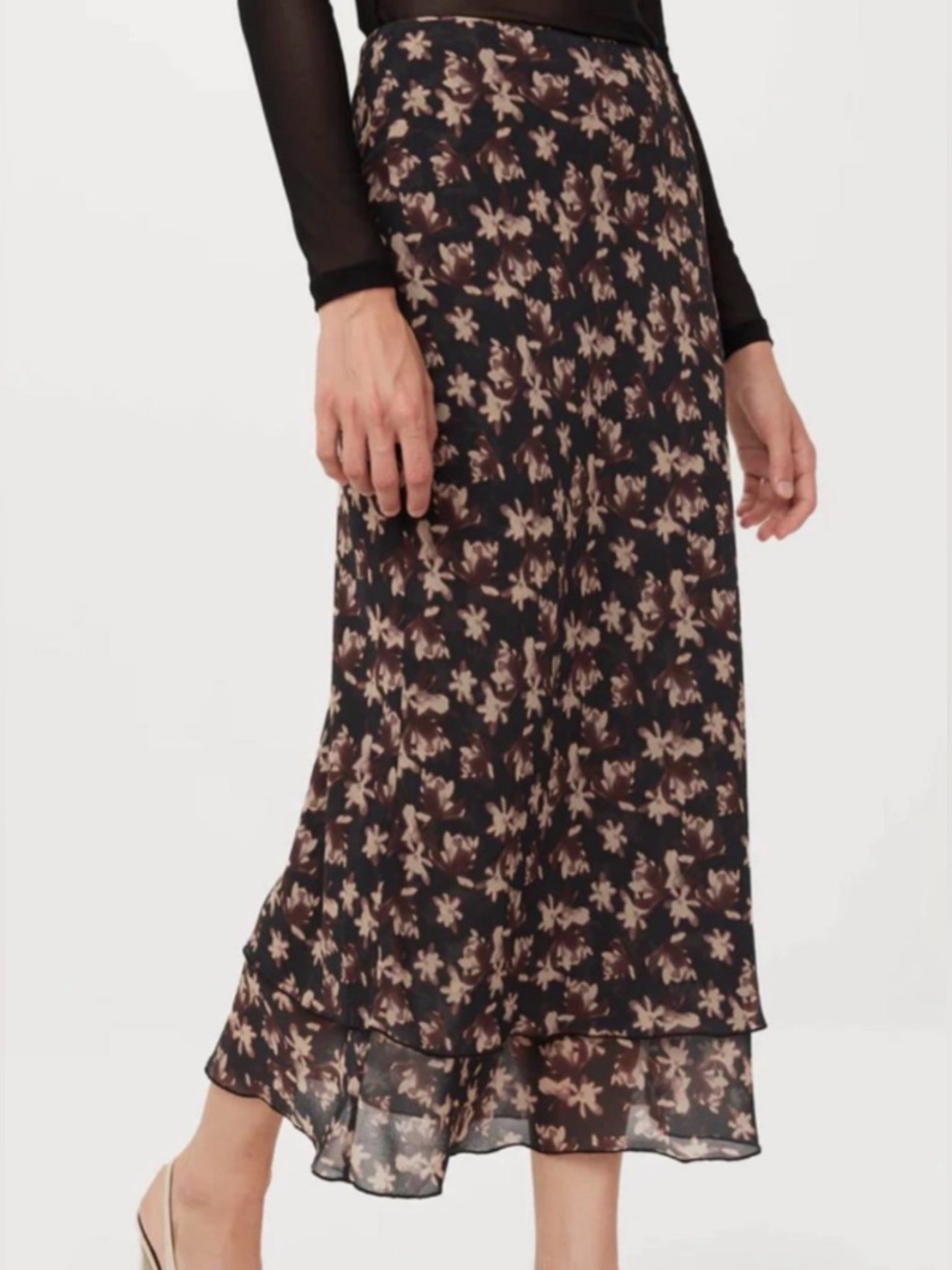 Frank and Oak The Layered Maxi Skirt Size Small NWT